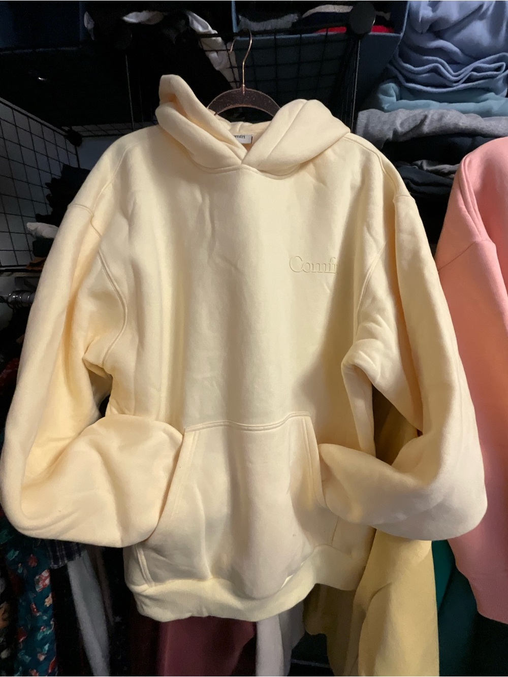 Comfrt Oversized Hoodie - Cream by